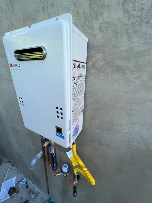 Tankless water heater installation for Coleman Hollow homes